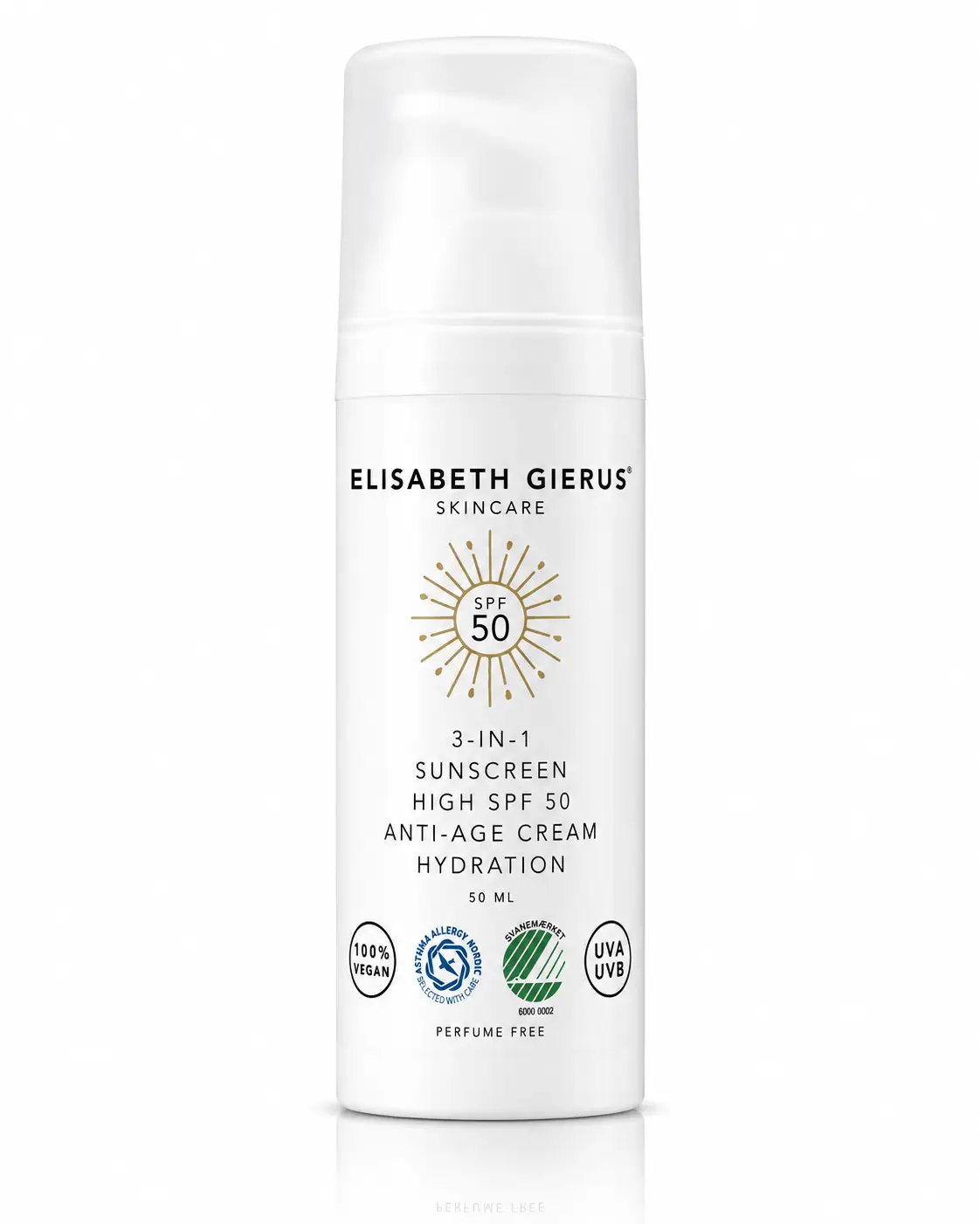 Anti-Aging 3-1 Solcreme SPF 50 – økologisk solcreme fra Elisabeth Gierus