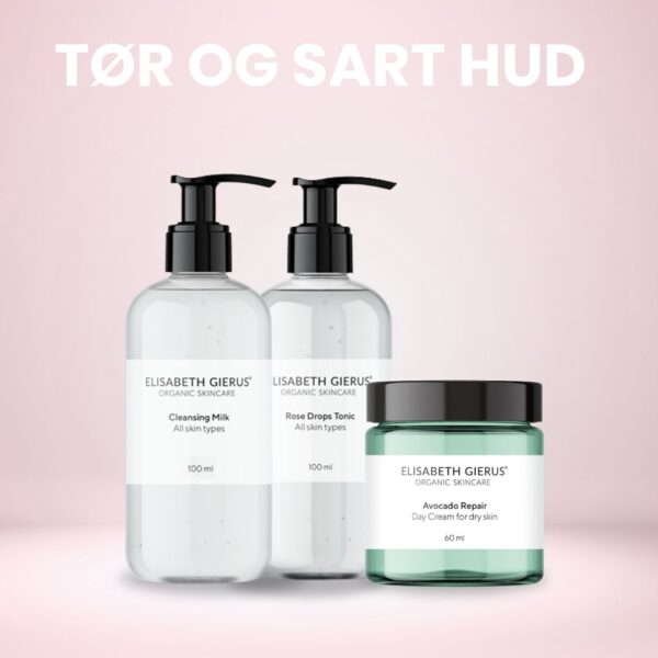 Produktpakke til tør / sart hud