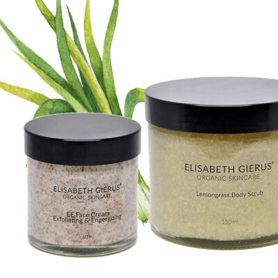 Lemongrass Body Scrub and EE Face Peeling Cream