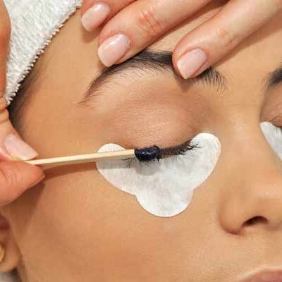 tinting of brow and lashes